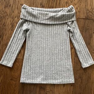 Off the shoulder sweater